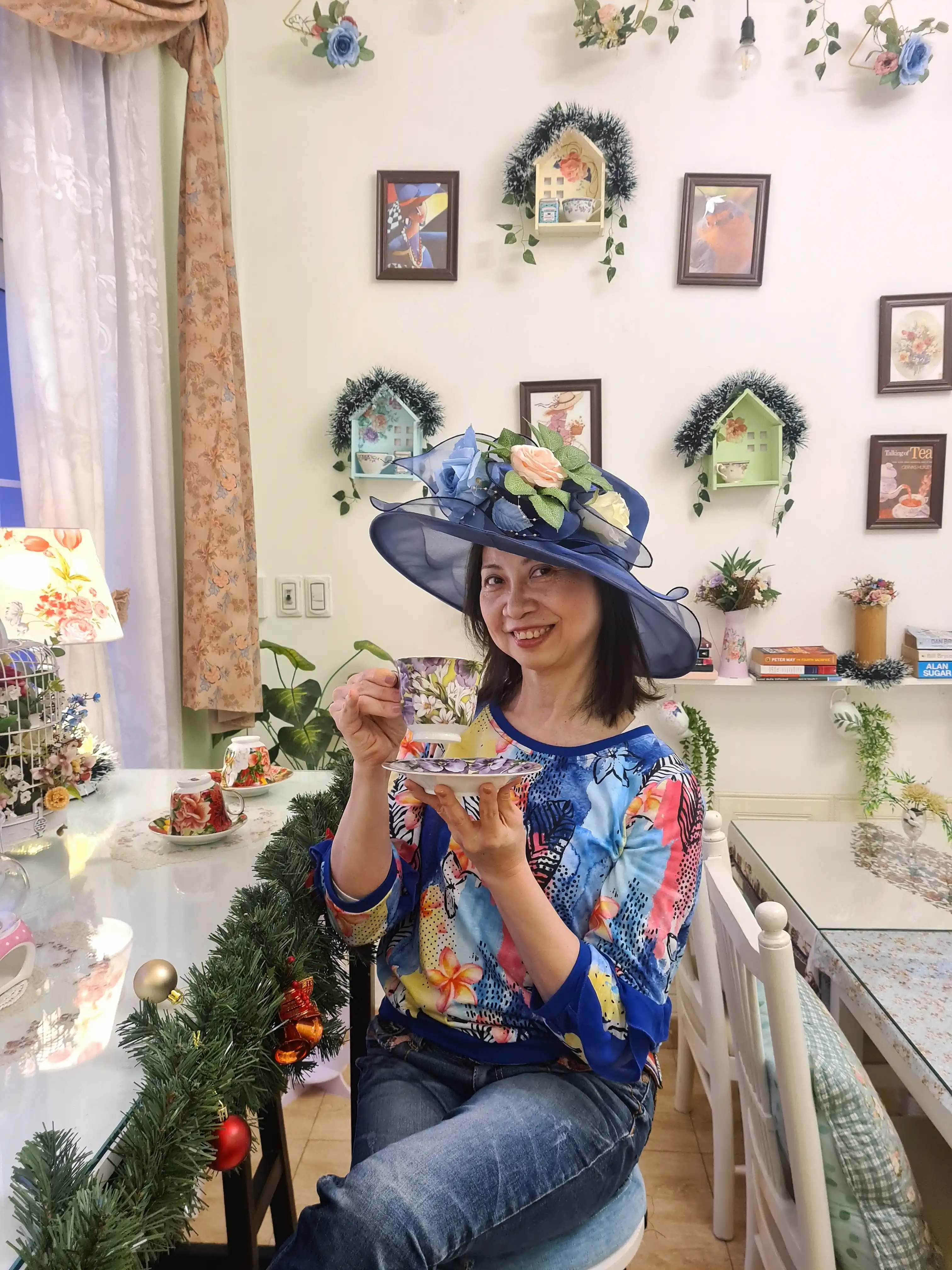 Afternoon Tea for Family At The Windsor Tea House Ho Chi Minh City, Saigon, Vietnam