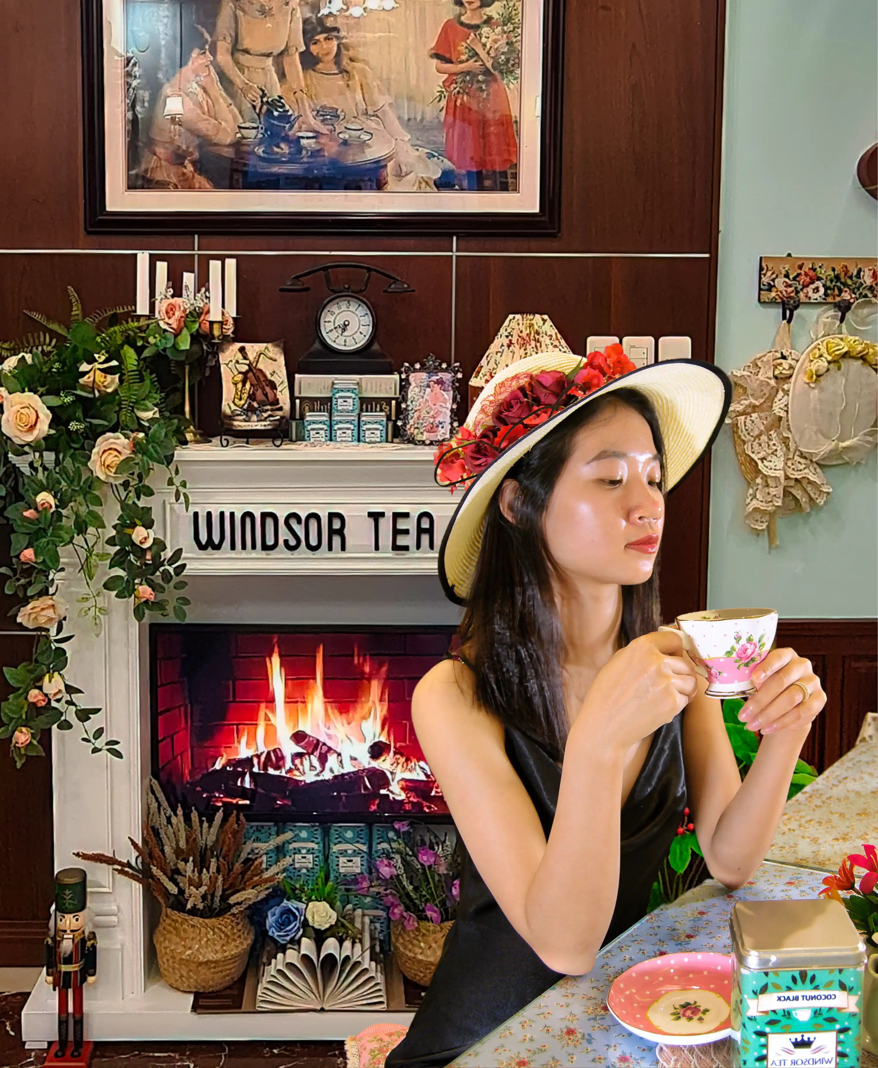 Afternoon Tea for Family At The Windsor Tea House Ho Chi Minh City, Saigon, Vietnam