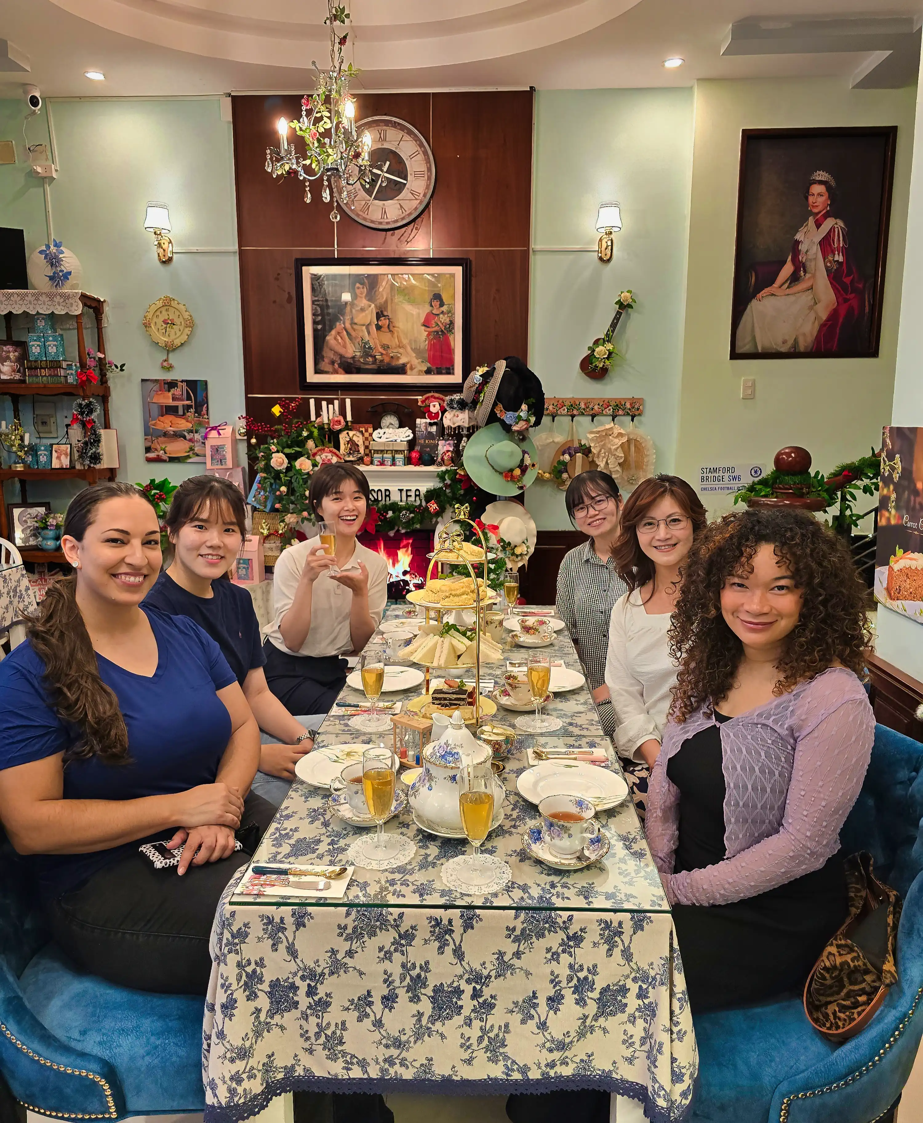 Afternoon Tea for Family At The Windsor Tea House Ho Chi Minh City, Saigon, Vietnam