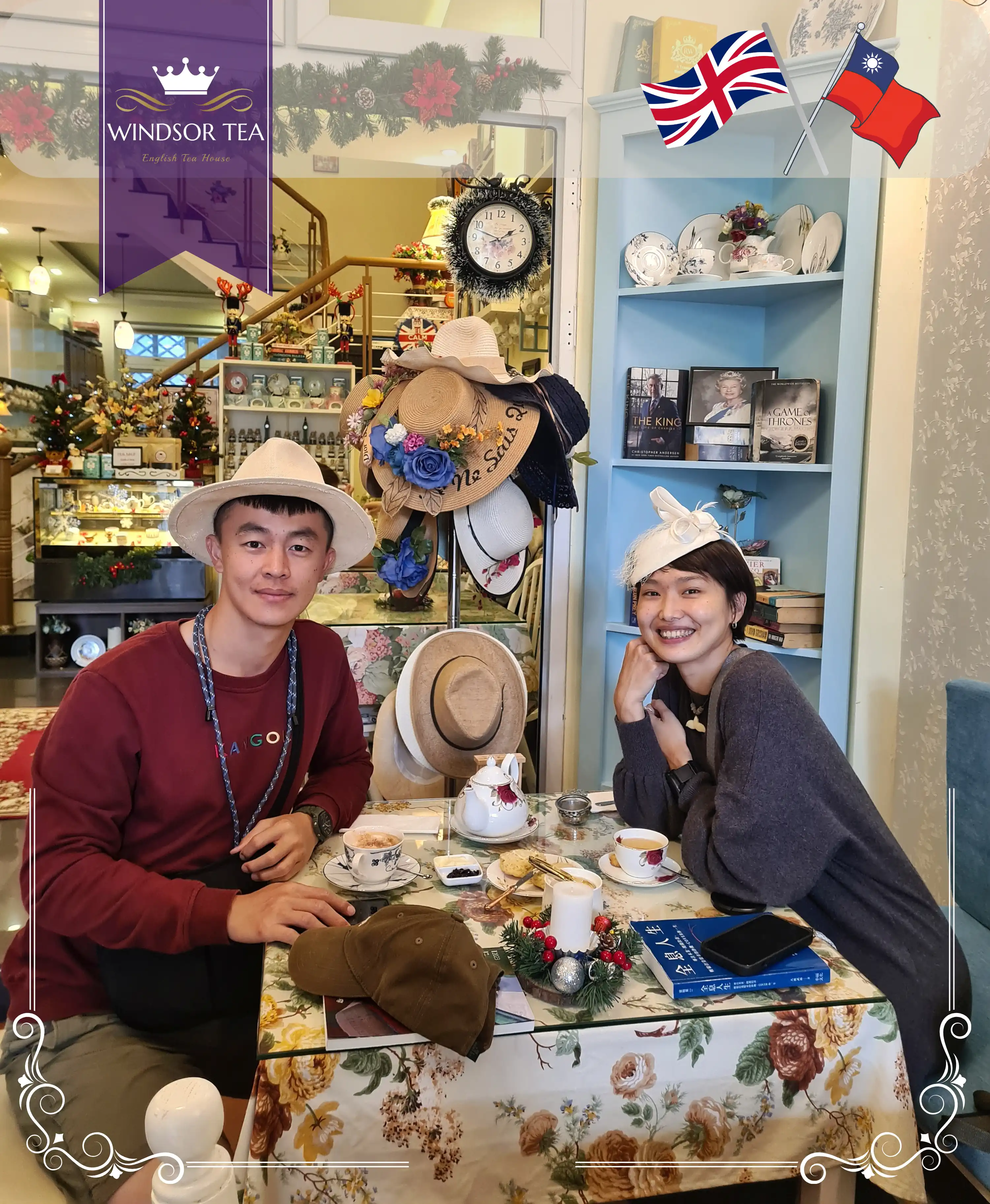 Afternoon Tea for Family At The Windsor Tea House Ho Chi Minh City, Saigon, Vietnam