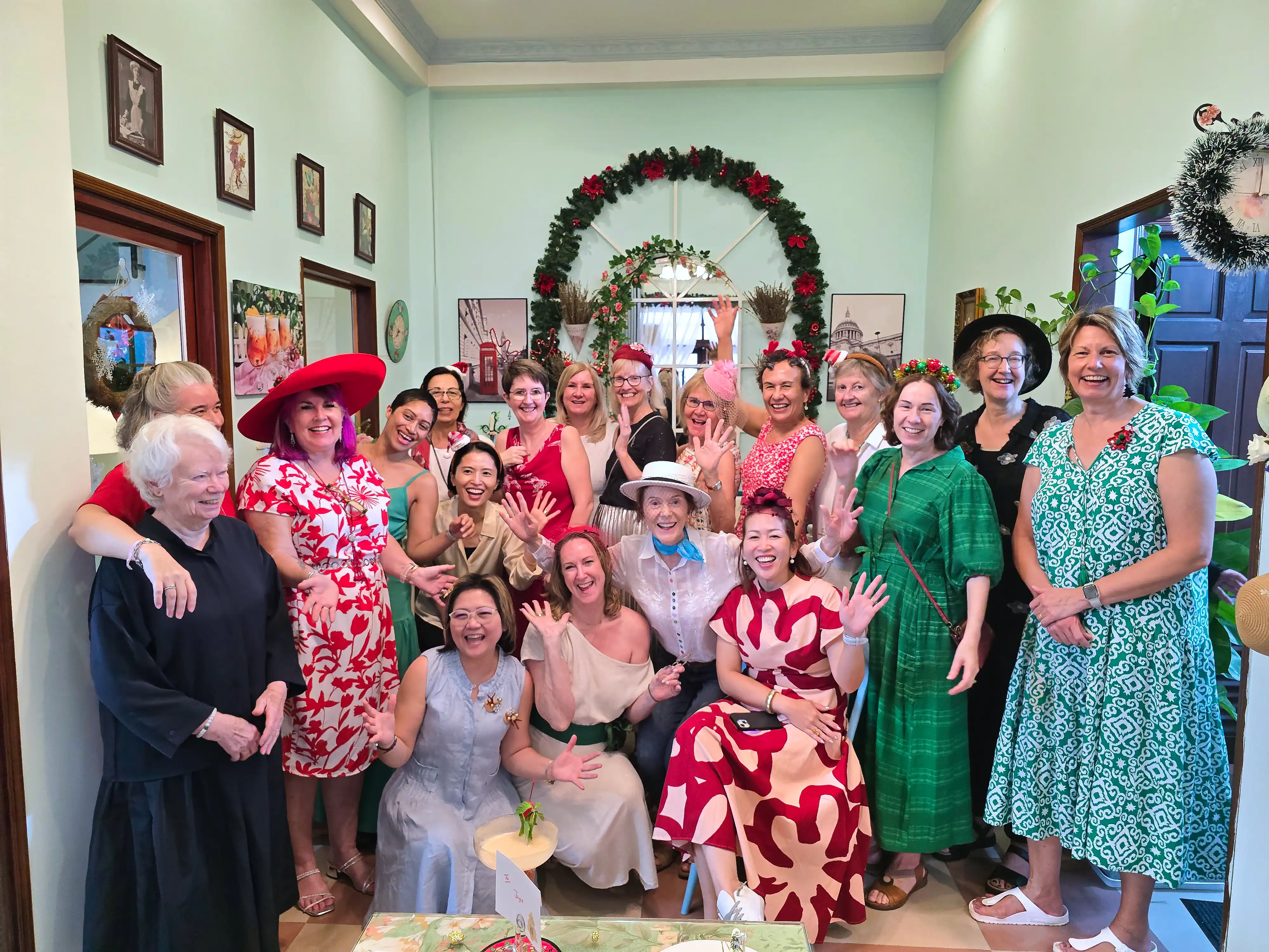 Afternoon Tea for Family At The Windsor Tea House Ho Chi Minh City, Saigon, Vietnam