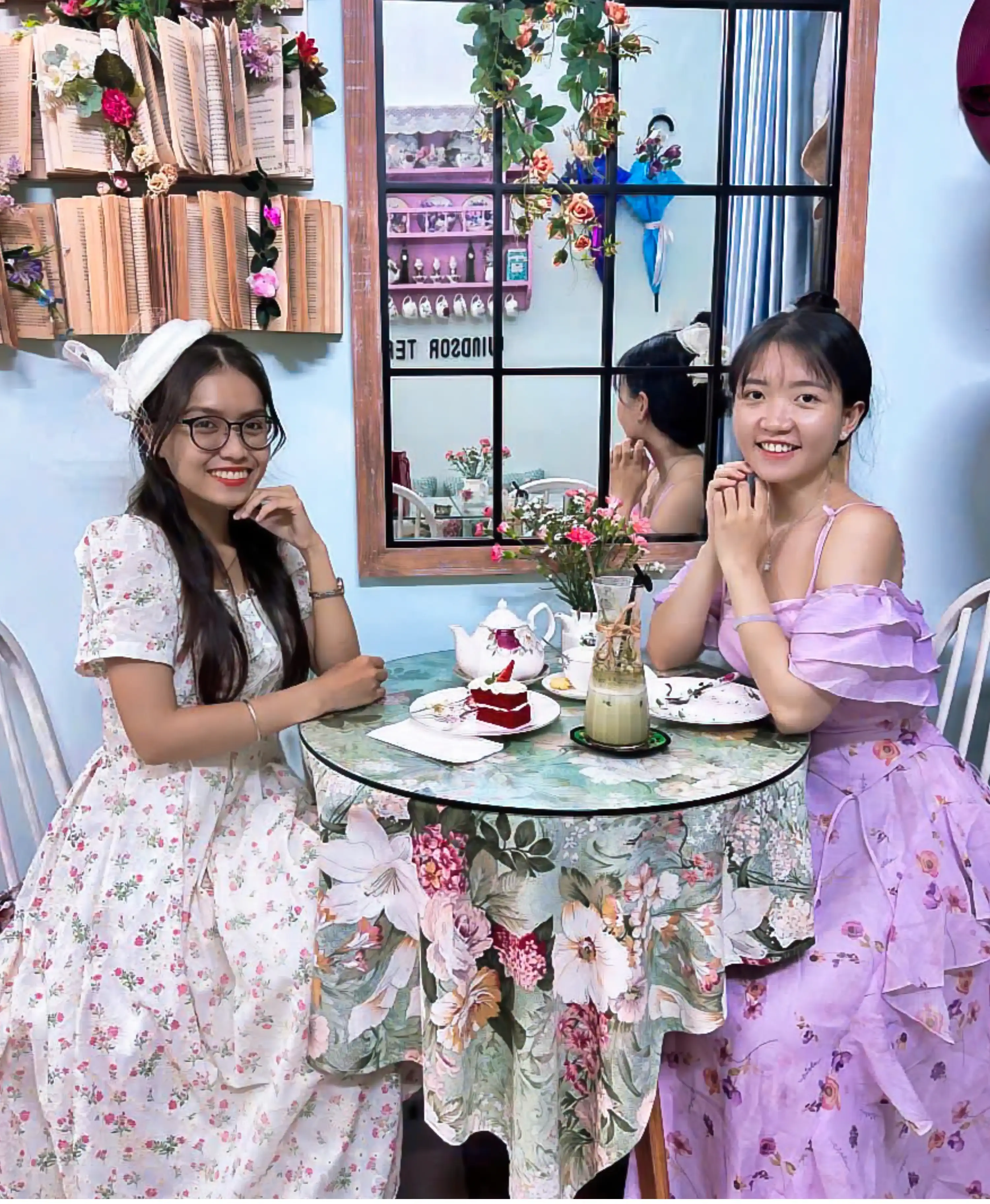 Afternoon Tea for Family At The Windsor Tea House Ho Chi Minh City, Saigon, Vietnam
